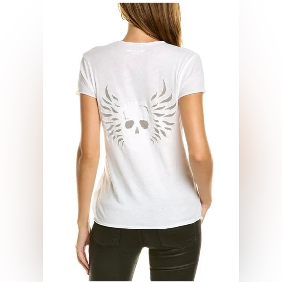 NWT Zadig & Voltaire White Skull Tshirt - Picture 2 of 8